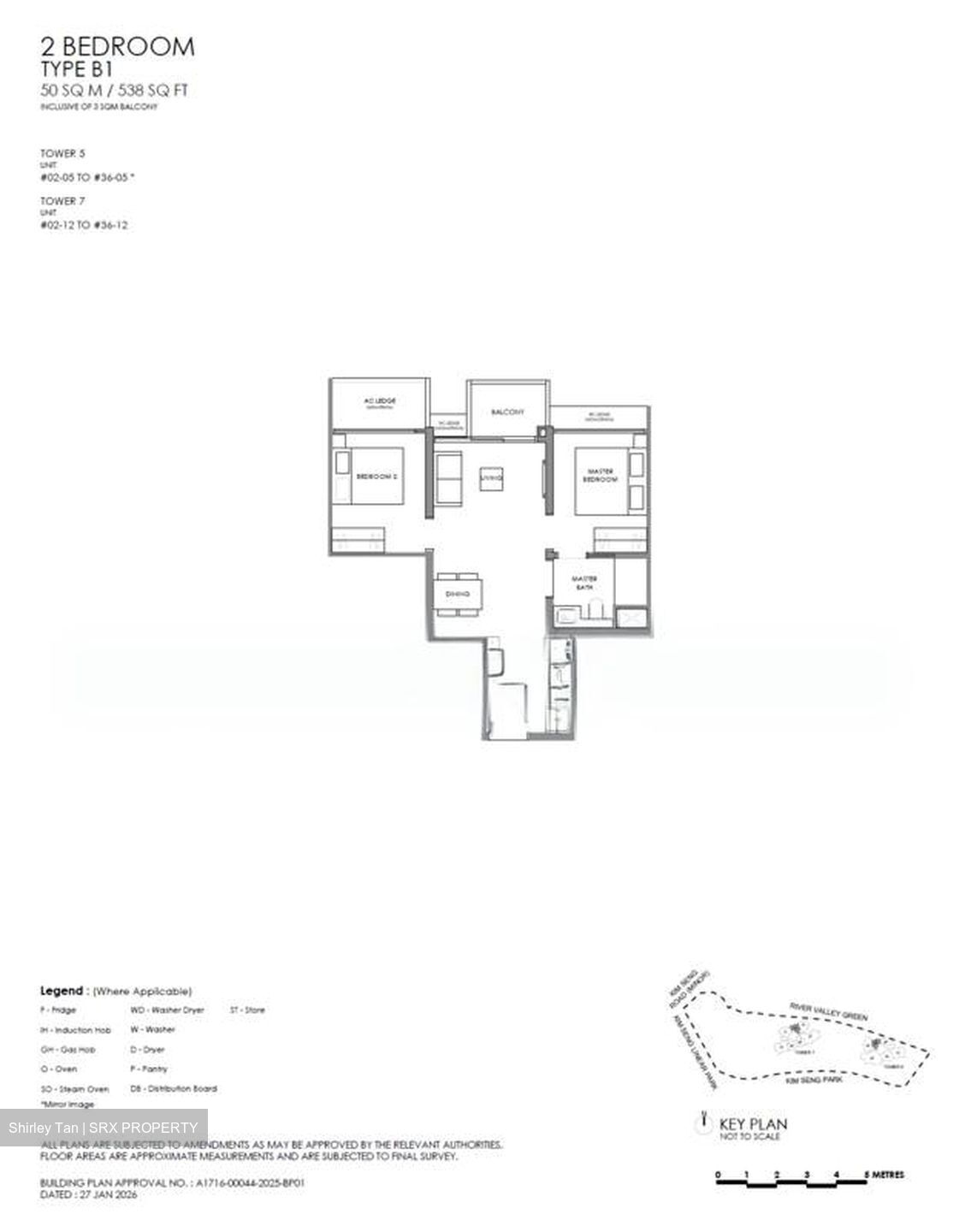 River Modern (D9), Apartment #528465391